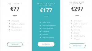 payment offers soul mission course